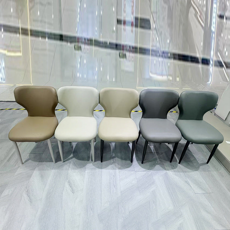 Dining chair Hotel B & B Dining chair Restaurant Cafe Sales office Rest area Negotiation area Leisure cat claw leather chair