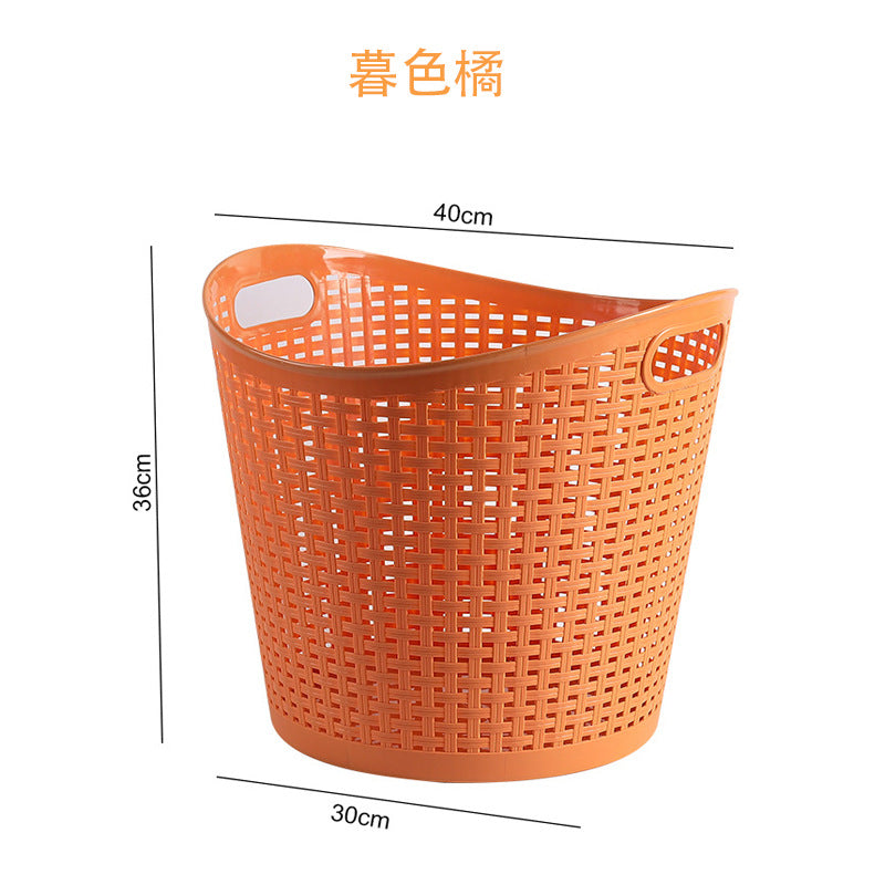 Simple dirty clothes storage basket Household stackable dirty clothes basket Laundry basket Japanese plastic dirty clothes basket storage basket