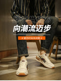 Men's spring 2025 new casual sports & travel shoes - men's spring retro mesh breathable anti-odor trendy sneakers