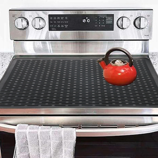 Silicone furnace top cover protective cover oversized silicone furnace mat drain mat multi-functional kitchen induction cooker mat