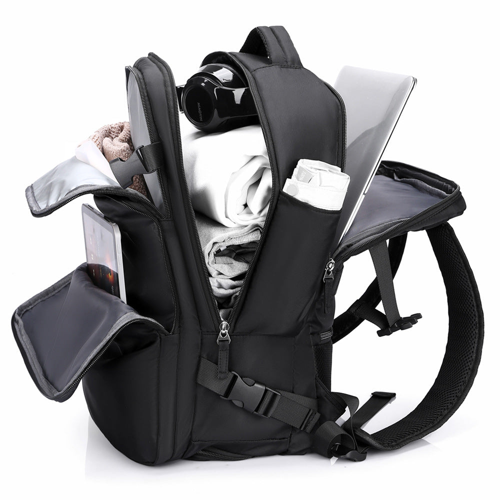 New business travel independent shoe warehouse backpack fashion laptop bag multi-function short trip backpack