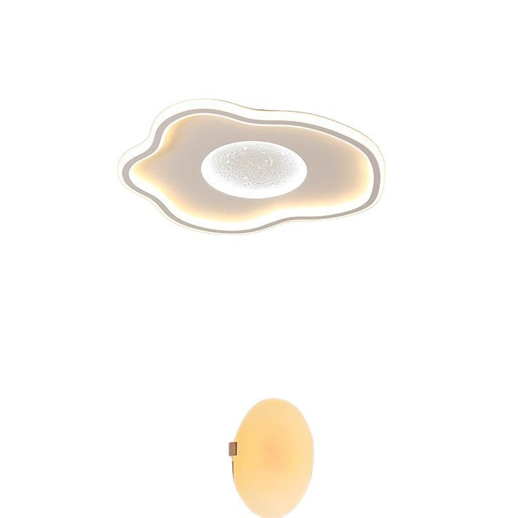 Bedroom light Simple modern led starry sky ceiling light Nordic creative cloud light Master bedroom book Children's room lighting E