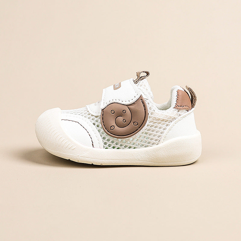 Baby spring/summer soft-soled prewalker shoes - functional infant & toddler shoes - soft-soled, breathable mesh shoes for boys & girls