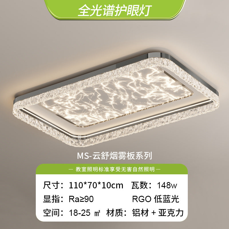 Living room light full spectrum eye protection dining room light atmospheric Italian minimalist light luxury Zhongshan lighting new smoke bedroom light