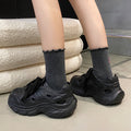 Women's clogs: 2025 new summer styles - breathable, versatile, chunky platform, height-boosting, dad shoes, sandals for women's outdoor wear
