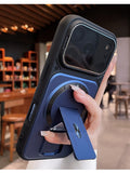 Pindun multi-functional suitable for iphone17 mobile phone case new magnetic invisible folding stand apple 16promax