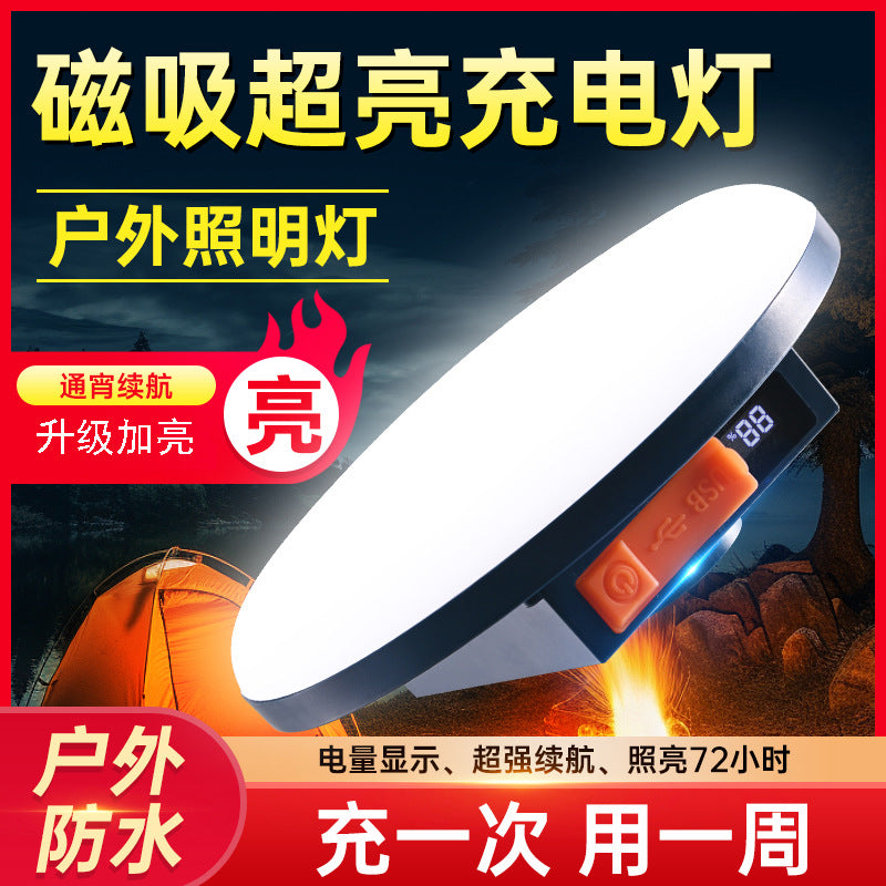 Super bright rechargeable lamp camping style lamp tent lamp outdoor night market stall lighting lamp hanging lamp emergency magnet camping light bulb