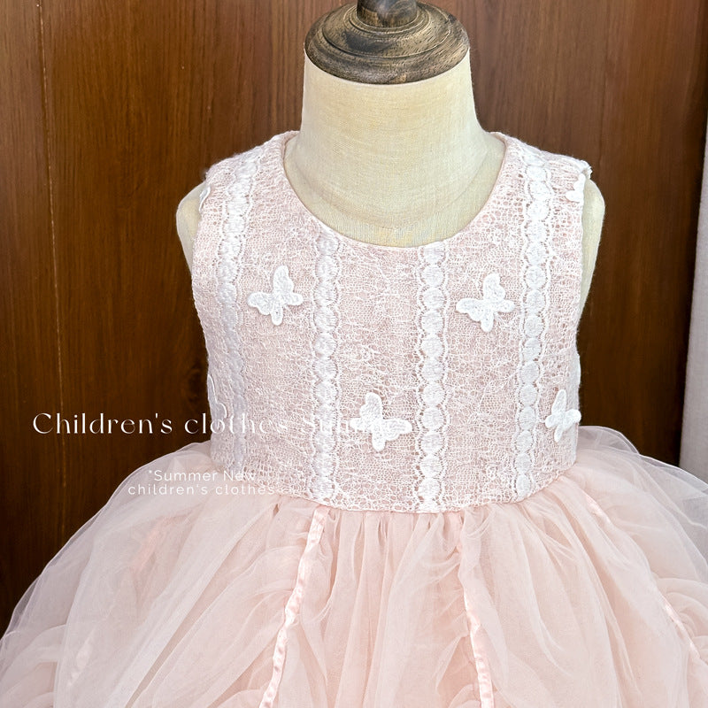 Girls' summer dresses: new stylish princess dresses, vest dresses, and baby tulle dresses for summer