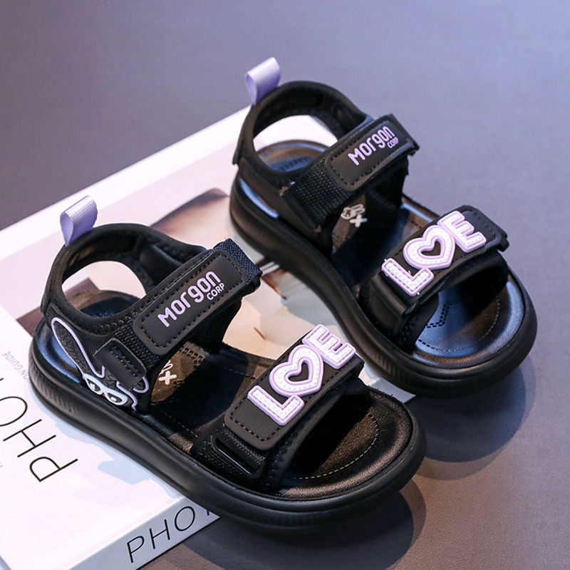 Girls' sandals & beach shoes -  new summer collection: soft-soled, non-slip, open-toe sandals & slides for active kids