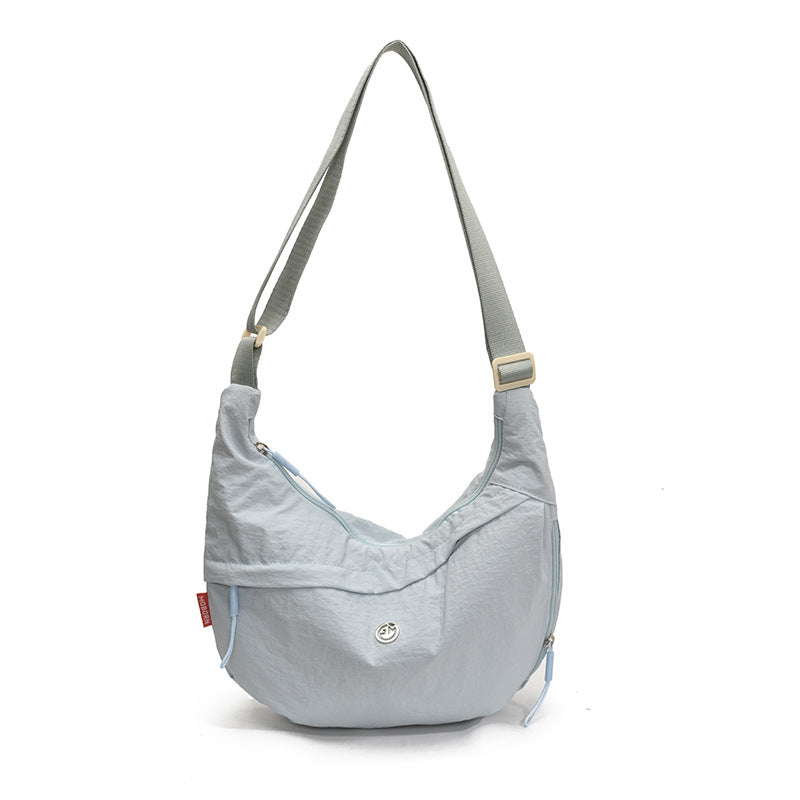 Cross-border casual nylon underarm bag women's 2025 new lightweight dumpling bag large-capacity versatile shoulder messenger bag