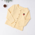 spring/autumn korean style girls' top: baby girl long-sleeve versatile solid color cardigan knit outerwear, sweet style for girls