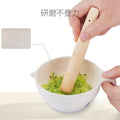 Manual baby food grinder, infant puree bowl, food processor stick, baby food supplement tools and supplies