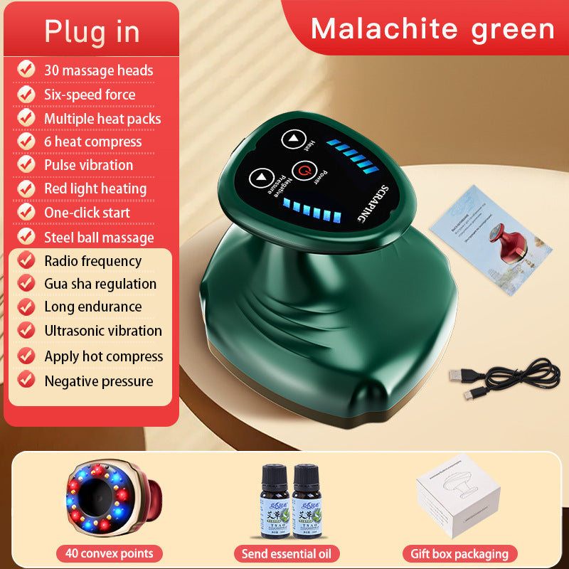 electric negative pressure scraping instrument, whole body hot compress, vacuum negative pressure suction cupping device, for home masseuse