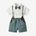 Boys' summer outfit set: new stylish baby trendy fashionable shirt, short-sleeve children's shirt, summer boys' shirt