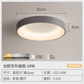 Bedroom ceiling light - nordic minimalist style - 2025 round dining room/bedroom main light - eye protection lamp