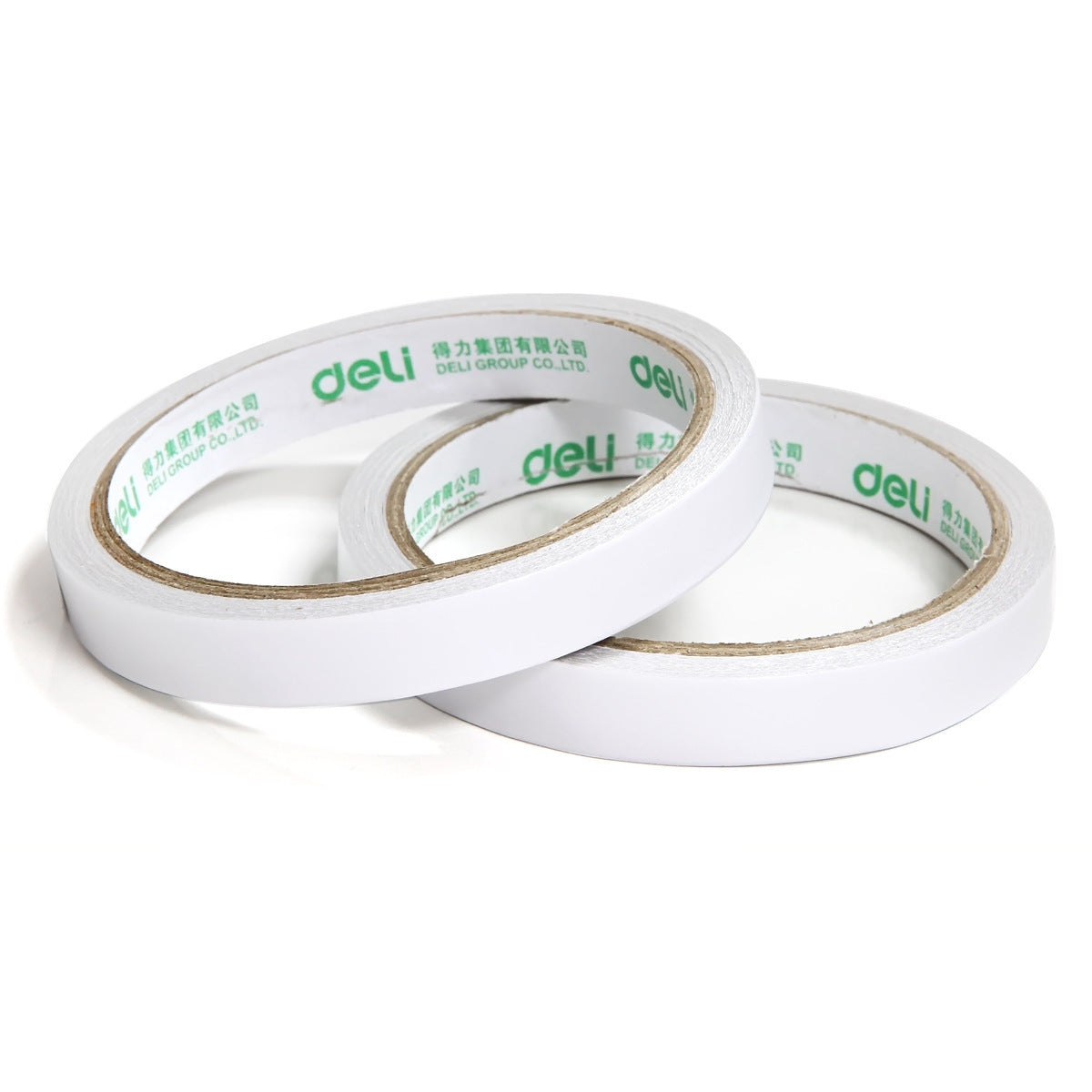 Deli Double Sided Tape 9/12/18/24mm High Viscosity Student Hot Melt Cotton Paper Adhesive Handmade Goods