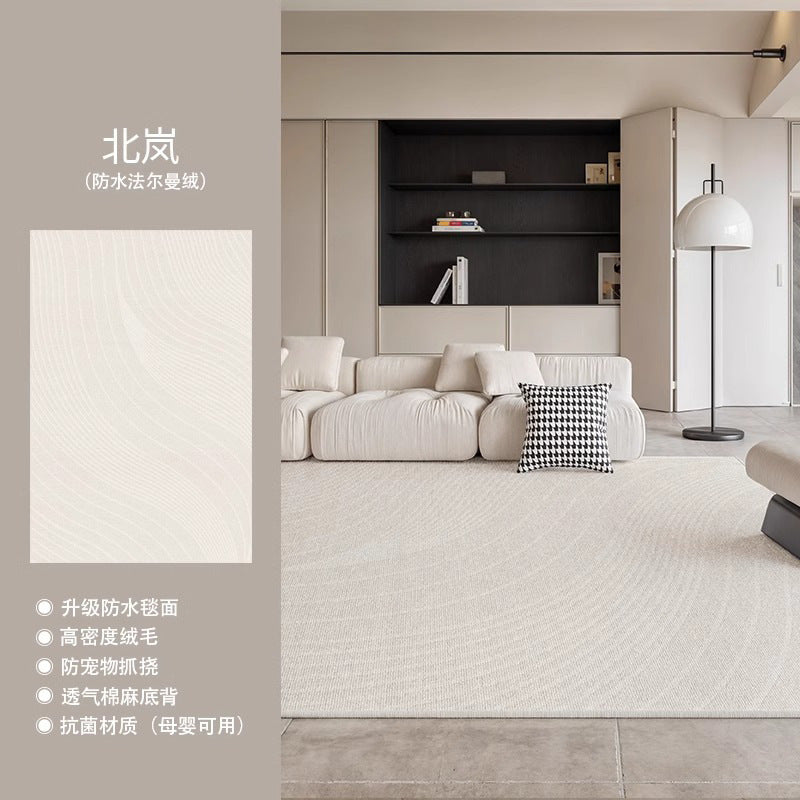 Distributed living room carpet classy new italian style no-wash wipeable waterproof full bedside bedroom stain-resistant carpet mat