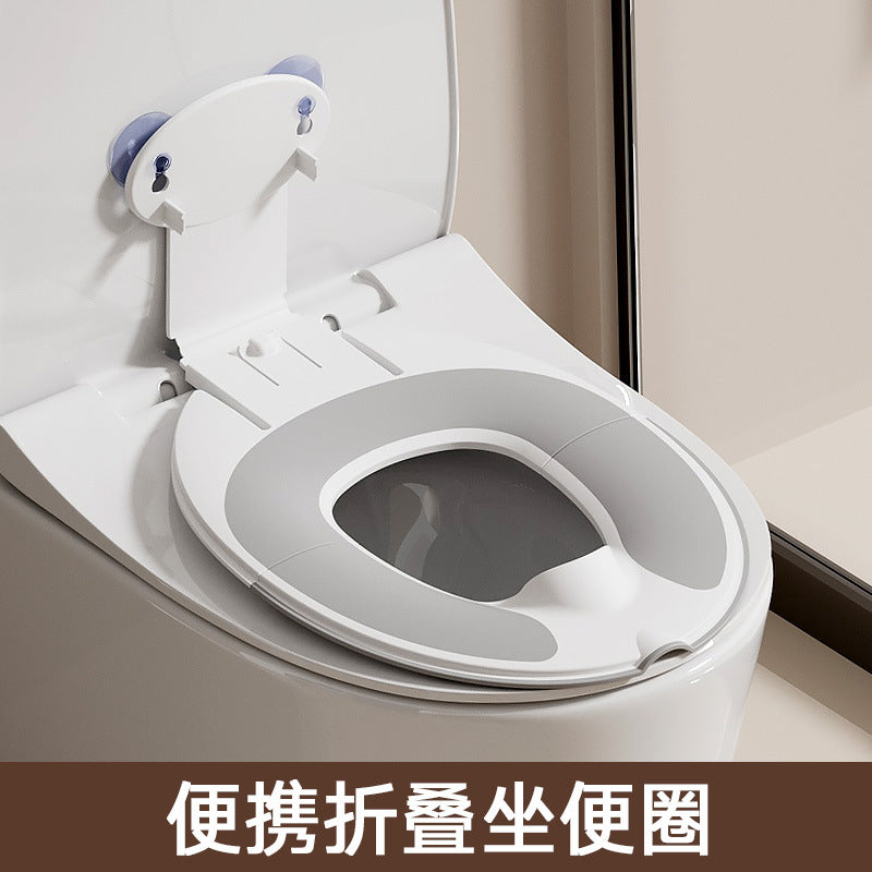 Wholesale children's foldable toilet seat - portable potty training seat for babies, unisex, home use, splash-proof