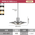 Silver ufo pendant light, model d, 38cm