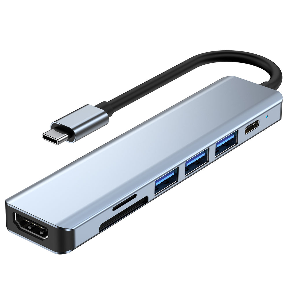 factory usb hub docking station, type-c hub, suitable for ipad, apple, huawei, and laptop expansion