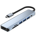 factory usb hub docking station, type-c hub, suitable for ipad, apple, huawei, and laptop expansion