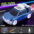 2.4g remote control concept car, dual-spray stunt rc toy car with gesture sensing, lights, music, and sci-fi design