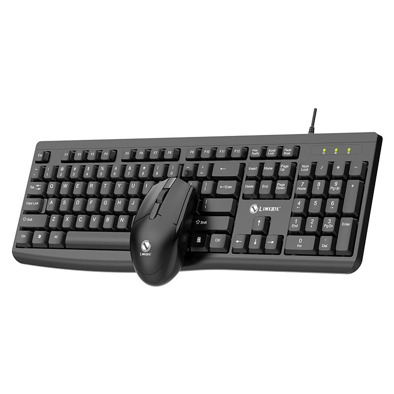 Limei 8017 wired usb keyboard and mouse combo - compatible with desktops, laptops, and all-in-one pcs