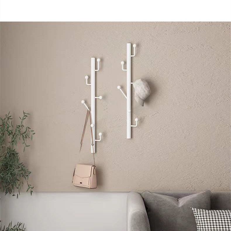Wall-mounted coat rack, freestanding wall hanger, no-drill wall-mounted clothes rack, clothing store display rack