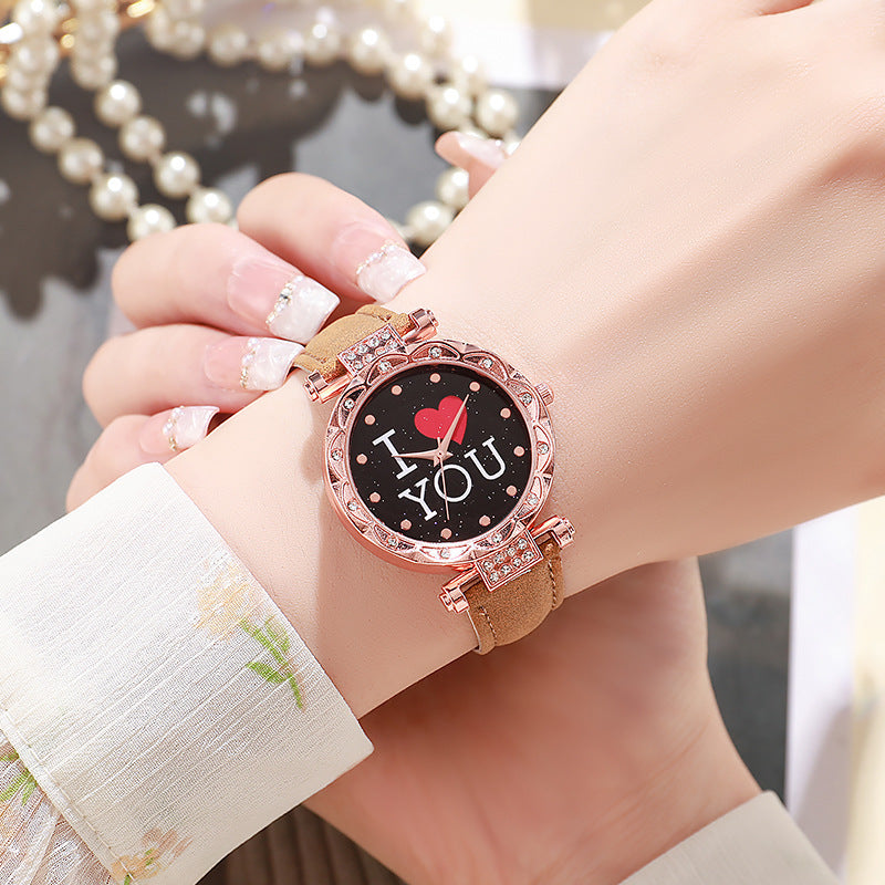 Korean style minimalist casual women's watch gift fashion personalized gift women's quartz electronic watch wholesale watch