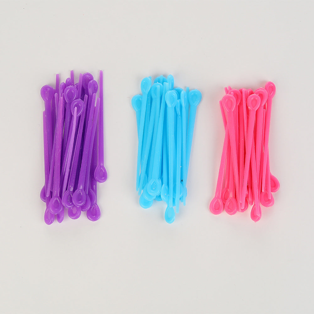 Cross-border light tube hair curl pins, fishing net ironing pins OPP packaging 90 pcs in a bag, disc hair cutting and hairdressing tools