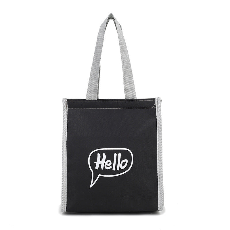 [Event Promotion] When Bag Thickened Picnic Bag Student Lunch Bag Canvas Bag Storage Bag Tote Bag Thermal Insulation Bag