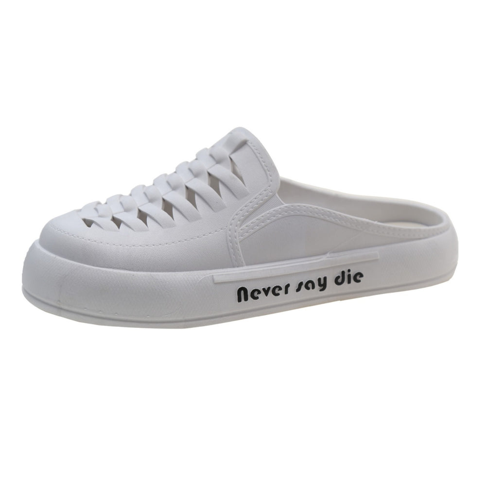 2024new arrivalsummerfashioncut outcasual baotou lazy slippers popularins outdoor beach one-line women's shoes
