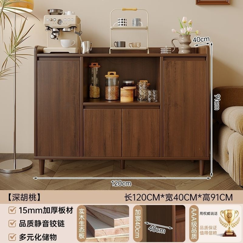 Sideboard storage cabinet, wall-mounted integrated cabinet, for home wall-mounted tea cabinet, coffee cabinet, living room locker, meal preparation cabinet