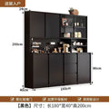 Used retro sideboard wall-mounted integrated home coffee machine kitchen living room wine cabinet pegboard storage rack cabinet