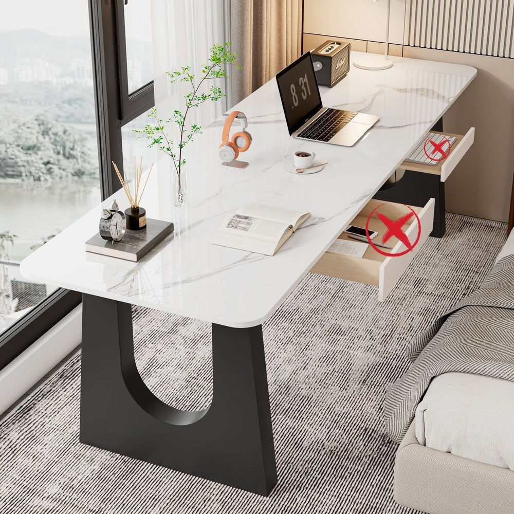 Accessible luxury slate computer desk desktop bedroom for home student desk modern writing desk simple office desk tea table