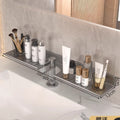 Bathroom vanity mirror front shelf, toilet faucet sink bathroom storage rack, drill-free installation