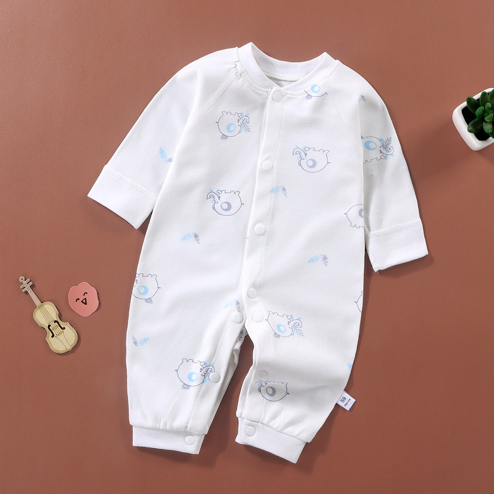 Baby romper - spring/autumn style, 100% cotton, seamless, 3-18 months, crawling suit, cute long-sleeve onesie, baby clothes