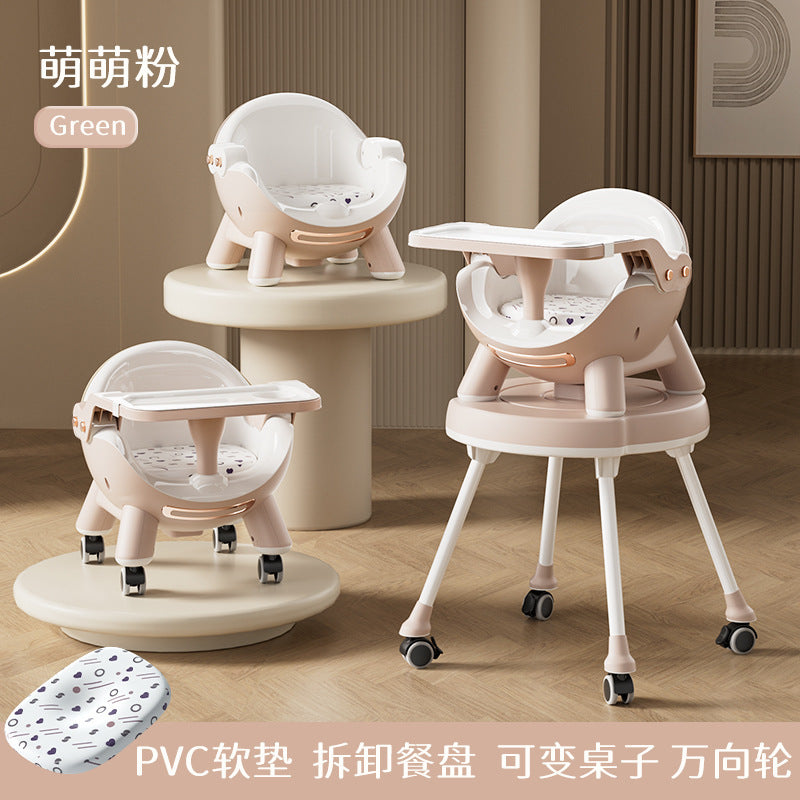 Baby dining chair multi-functional adjustment baby dining table eating household portable children's dining table stool