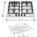 0.1kg two gas 0.1kg two electric four 4 multi-head eye burning gas stove stove embedded desktop for fierce fire european and british regulations