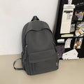 Custom high school student backpack - trendy, large capacity, couple's style, high-value design, korean style, thick, durable, and versatile backpack