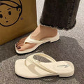 flip-flops for women, summer fashion outwear 2026new arrivalthick sole, pure color beach flip-flops, summer