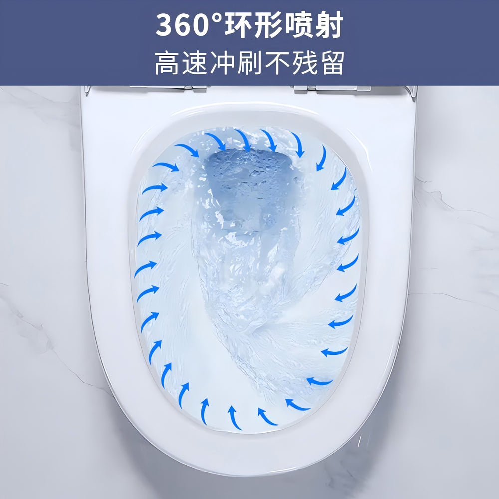 Bathroom for home toilet straight flush large diameter ceramic deodorizing filter anti-blocking wall drain straight flush large impact water saving toilet