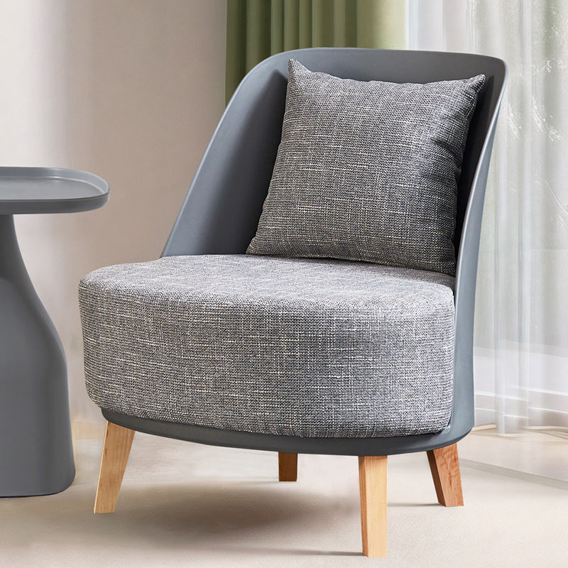 Nordic light luxury sofa chair - designer creative single seater for living room, hotel, b&b, reception, and negotiation