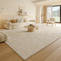 Distributed carpet living room classy sense  new style stain-resistant, wash-free, wipeable cream style pure color waterproof maintenance-free floor