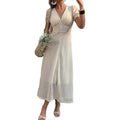 new arrival: cross-border v-neck french chic lace bodycon dress