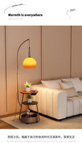 Retro style bedroom bedside table all-in-one grapefruit lamp living room sofa next to the atmosphere coffee table fishing lamp floor lamp