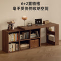 Corner desk bookshelf bookcase all-in-one table bedroom home extendable vanity corner computer desk office desk