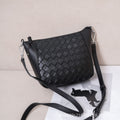 Woven crossbody small bag for women easiest for match dumpling bag guangzhou luggage fashionclassy sense one-shoulder genuine leather crossbody bag