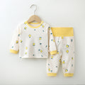 Baby autumn clothes and long pants suit baby intimatespure cotton spring & fall east high waist belly protective clothes infant and toddler bottom clothes