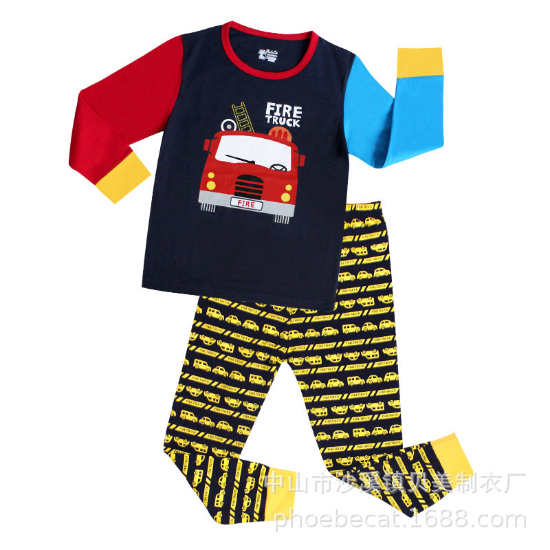 Kids' pajama set - autumn boys' a-grade pure cotton - toddler & child home wear two-piece set - boys'  collection